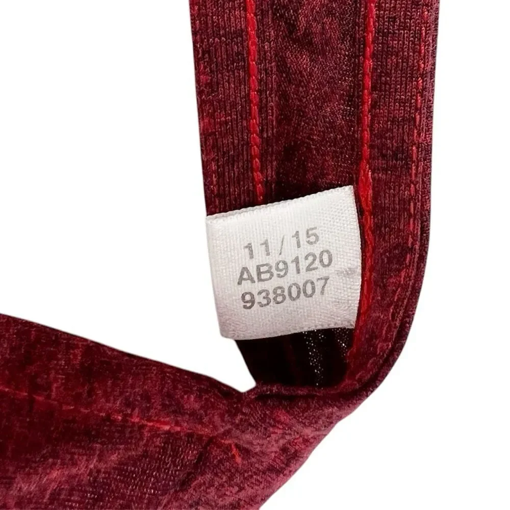 Adidas Climalite Heathered Maroon Red Workout Tank‎ Top Size Small